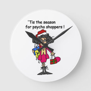 Horloge Ronde Saison Pour Psycho Shoppers