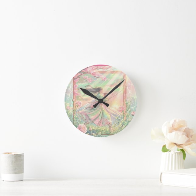 Horloge ronde Sakura (Maison)