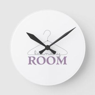 Horloge Ronde Salle de blanchisserie