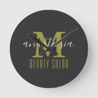 Salon de beauté noir par Anastasia Monogramme