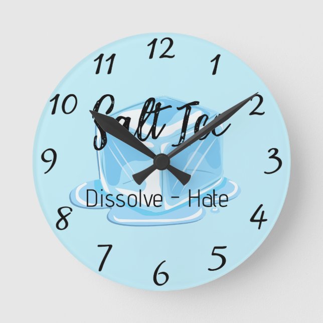Horloge Ronde Salt Ice Clock (Recto)