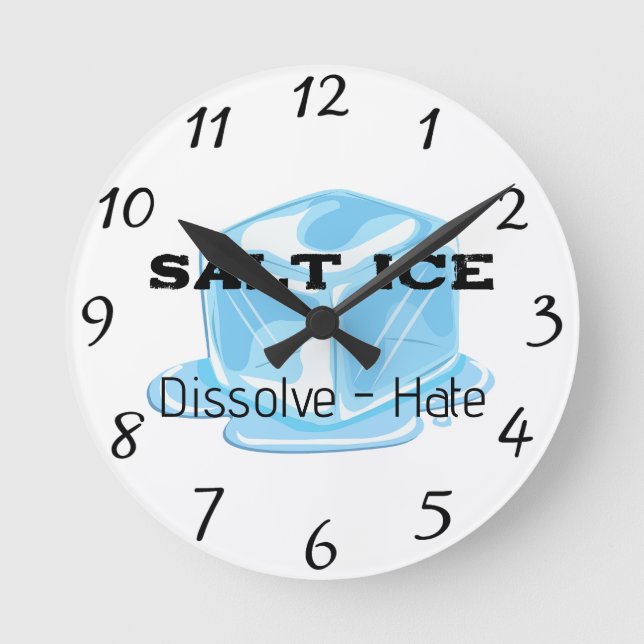 Horloge Ronde Salt Ice Clock (Recto)