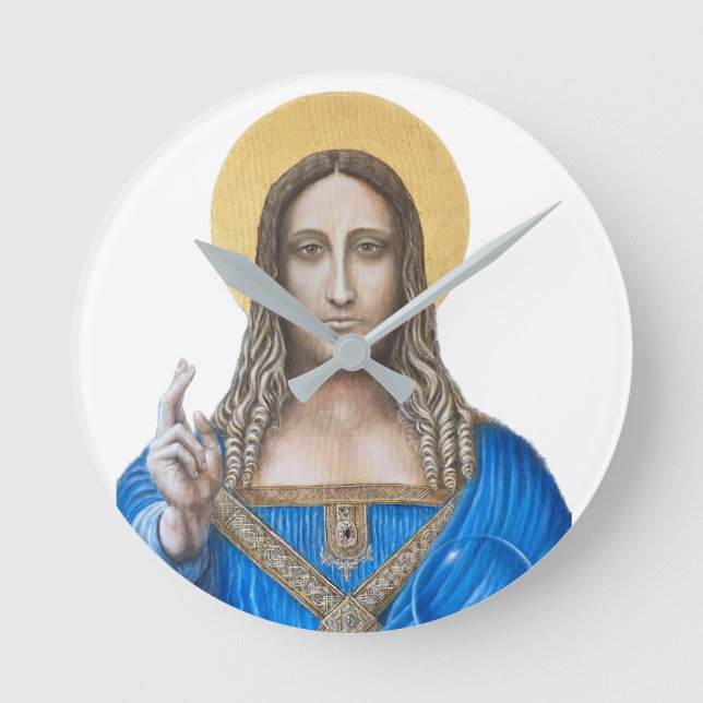 Horloge Ronde Salvator Mundi  (Recto)