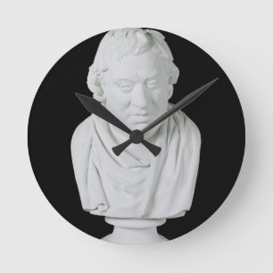 Horloge Ronde Samuel Johnson (1709-84) 1777 (plâtre)