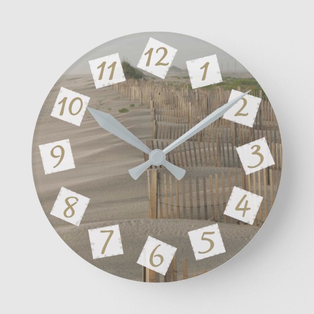 Horloge Ronde Sandy Beach Seaside Beach (Recto)
