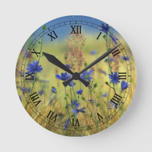 Horloge Ronde Sapphire & Gold Clock