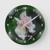 Saumon Pink Iris Flower Art