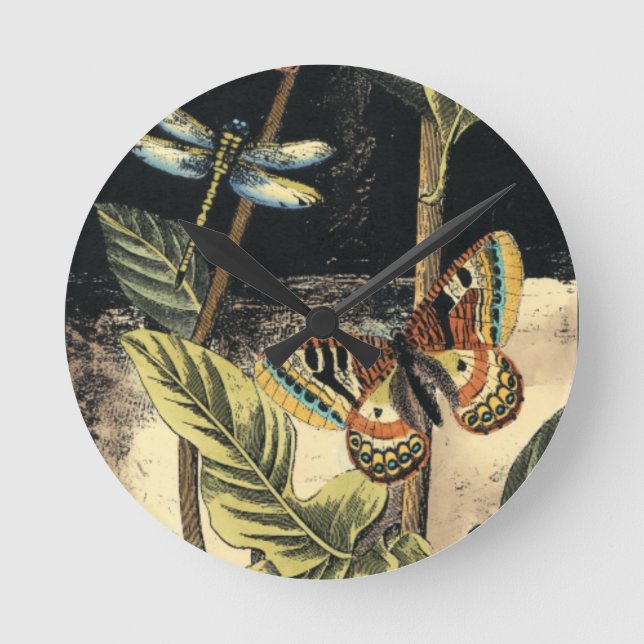 Horloge Ronde Scène foncée de nature par le studio de vision (Recto)