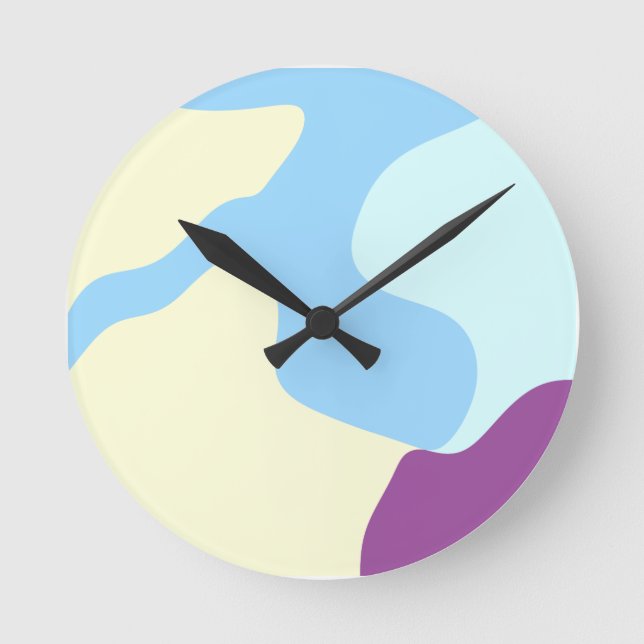Horloge Ronde Shapes d'Abstract (Recto)