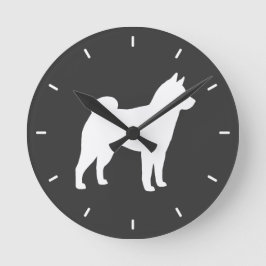 Horloge Ronde Shiba Inu