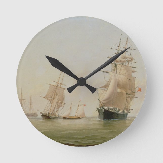 Horloge Ronde Ship Painting (Recto)