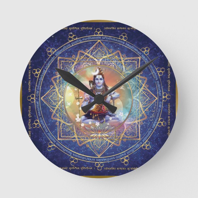 Horloge Ronde Shiva Mahamrityunjaya (Recto)