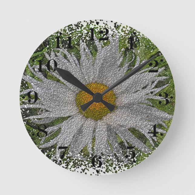 Horloge Ronde Show Me A Daisy #1 (Recto)