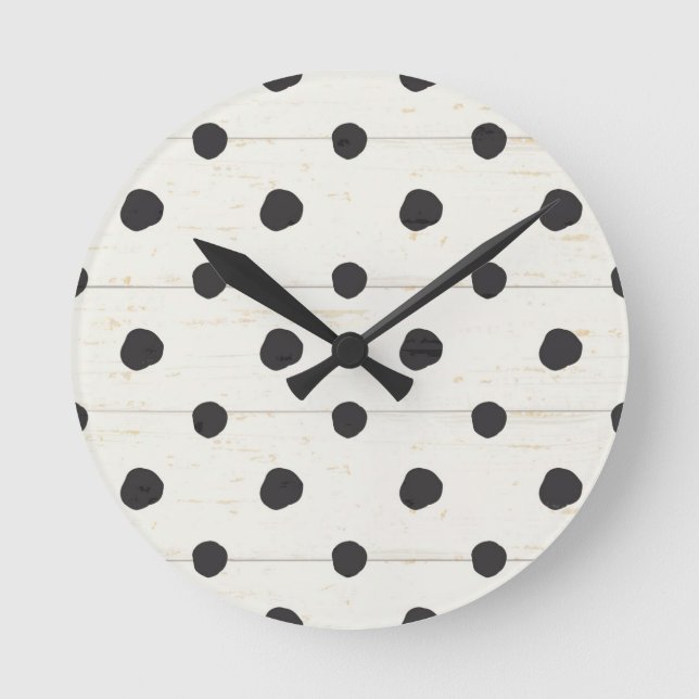Horloge Ronde Signes simples Étape trois (Recto)