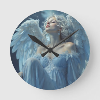 Horloge Ronde Silence Skybound : Angel du Voile de minuit