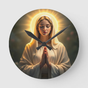 Horloge Ronde Sincère sincérité : prière de la Vierge Marie