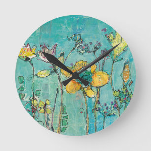 Horloge Ronde Singe et maman