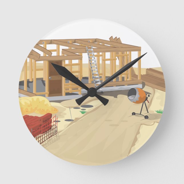 Horloge Ronde Site de construction (Recto)