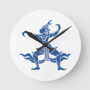 Horloge Ronde SIX Danseuse thaïlandaise ⚠ Thaïlande ⚠