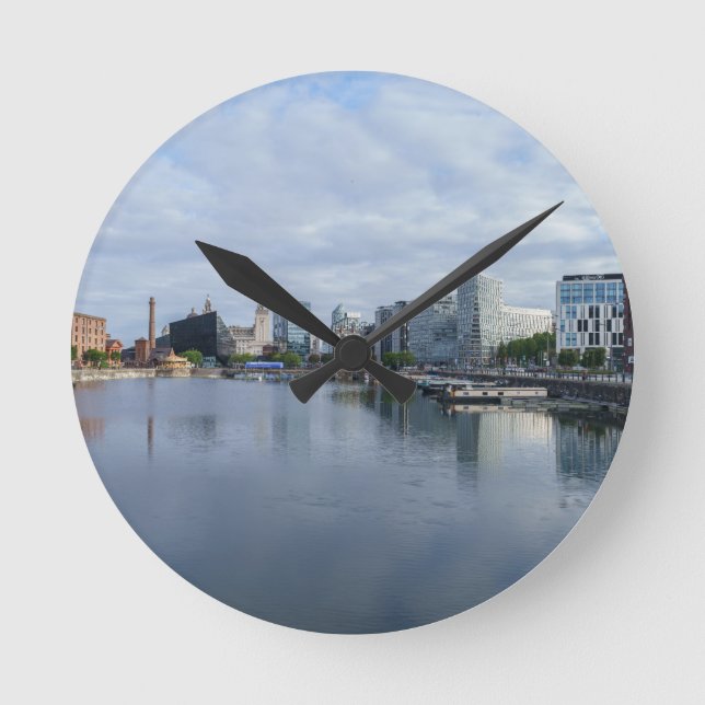 Horloge Ronde Skyline Liverpool (Recto)