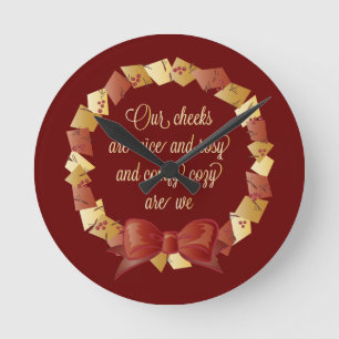 Horloge Ronde Sleigh Ride