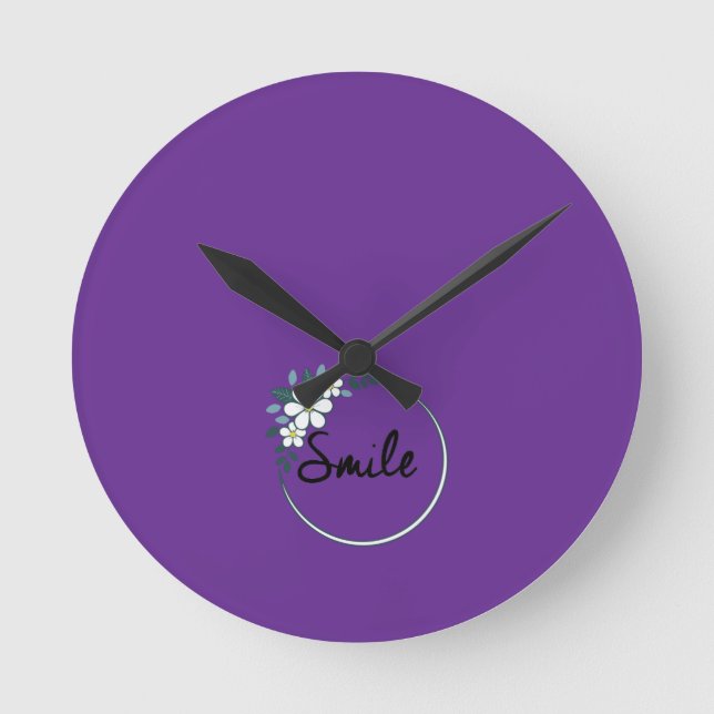 Horloge Ronde Smile Cara (Recto)