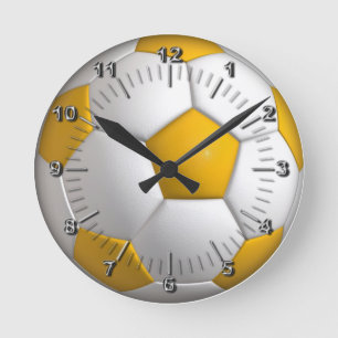 Horloge Ronde Soccer ball