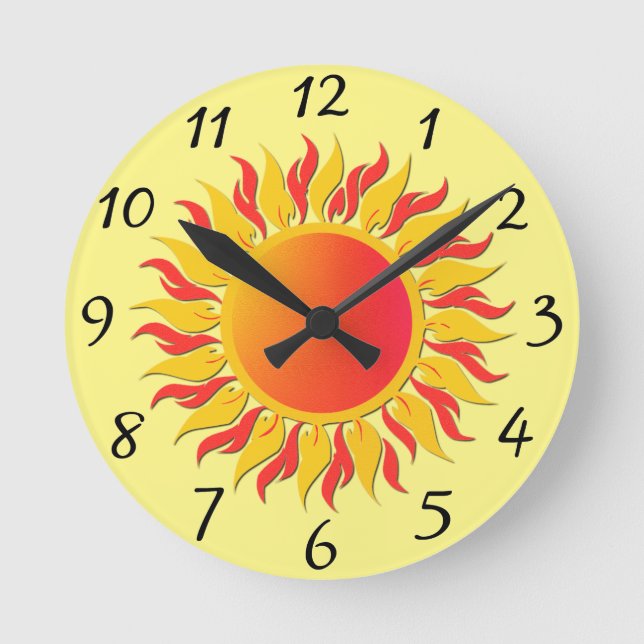 Horloge Ronde Soleil (Recto)