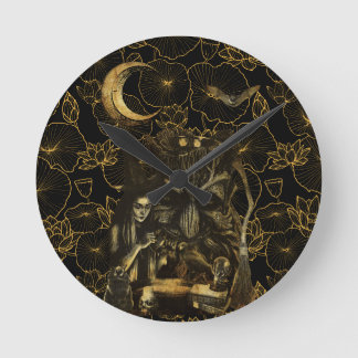 Horloge Ronde sorcellerie 
