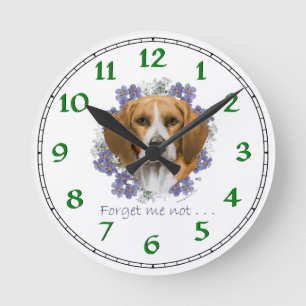 Horloge Ronde Souvenir Beagle