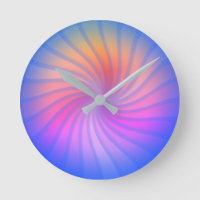 Spirale arc-en-ciel bleu 
