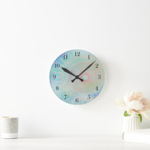 Horloge Ronde Spirales