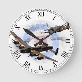 Horloge Ronde Spitfire et Lancaster