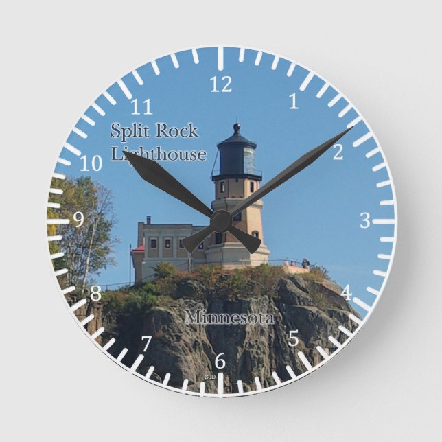 Horloge Ronde Split Rock Lighthouse de l'horloge de plage (Recto)