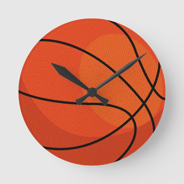 Horloge Ronde Sports de basket  (Recto)