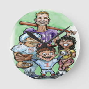 Horloge Ronde Sports jeunesse
