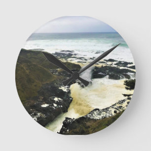Horloge Ronde Spouting Horn, cap Perpetua, côte de l'Oregon