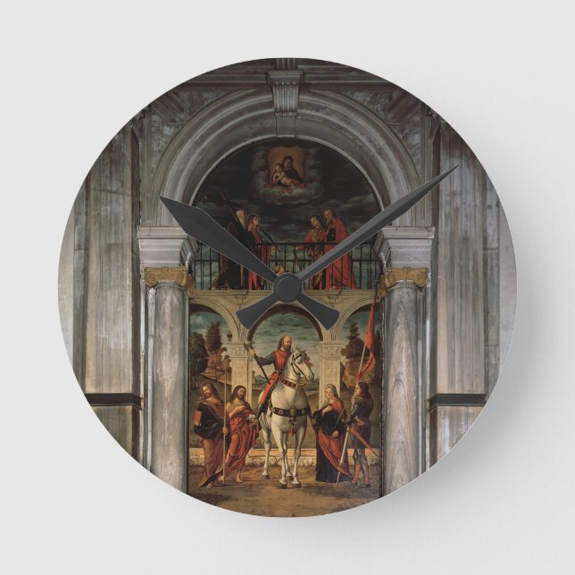 Horloge Ronde St Vitalis et saints (Recto)
