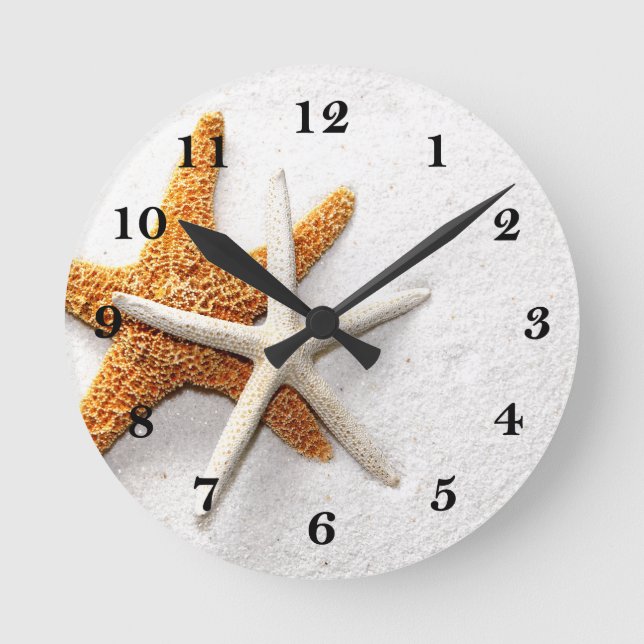 Horloge Ronde Starfish Wall (Recto)