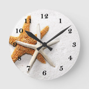 Horloge Ronde Starfish Wall