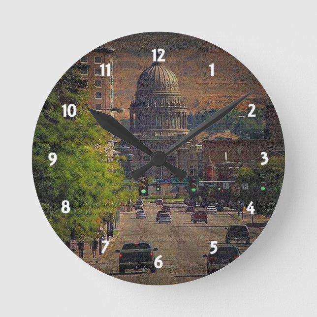 Horloge Ronde State Capital in Boise, Idaho (Recto)