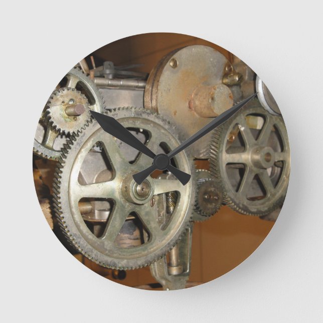 Horloge Ronde Steampunk (Recto)