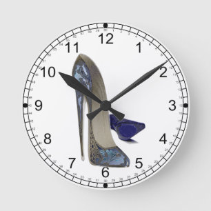 Horloge Ronde Stiletto shoe Art Clocks