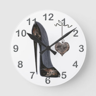 Horloge Ronde Stiletto shoe Art Clocks