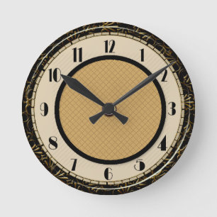 Horloge Ronde Style Art déco circulaire intelligent