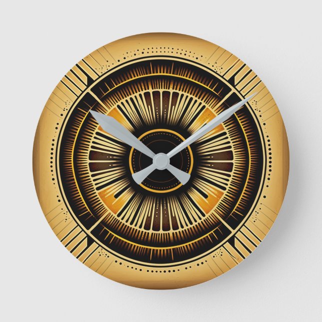 Horloge Ronde Style indien (Recto)