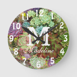 Horloge Ronde Succès dans le planteur