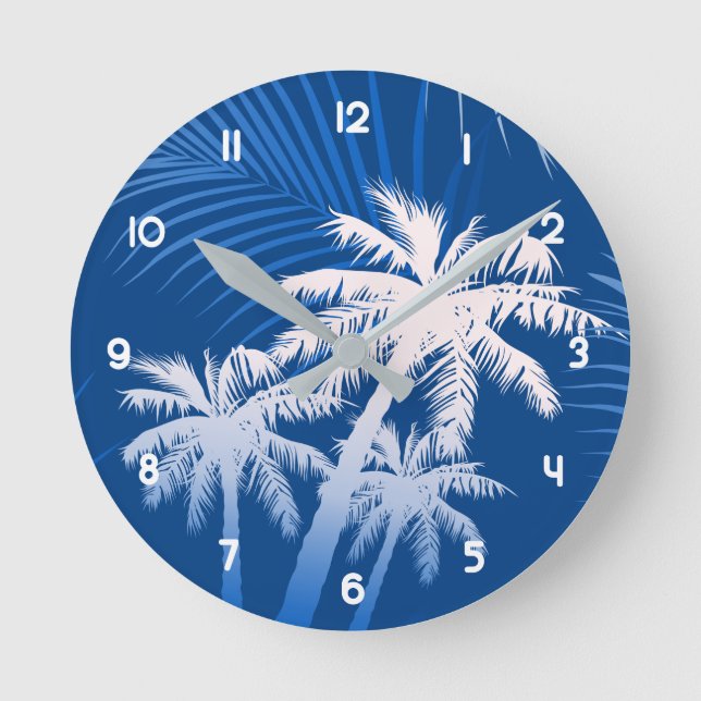 Horloge Ronde Summer palm (Recto)