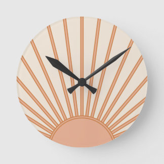 Horloge Ronde Sun Sunrise Earth