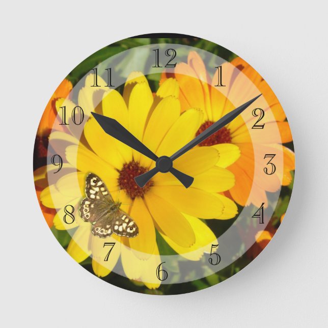 Horloge Ronde Sunny Marigold (Recto)